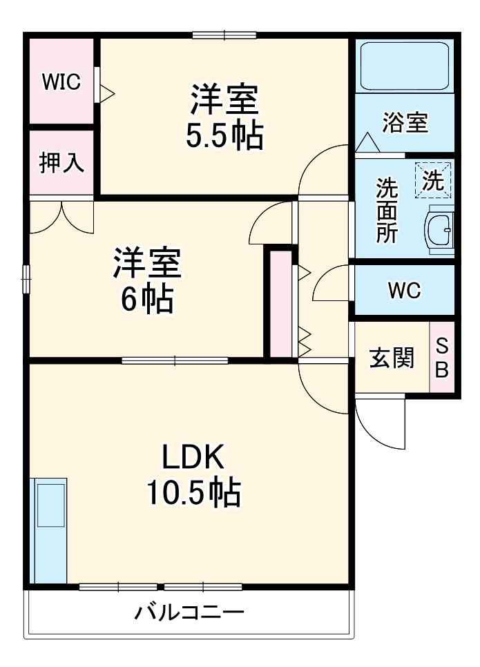 ボナールSの間取り