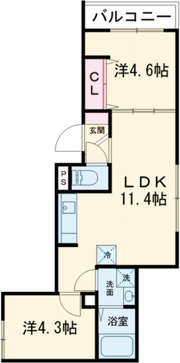 グラナーデ北小岩 の間取り