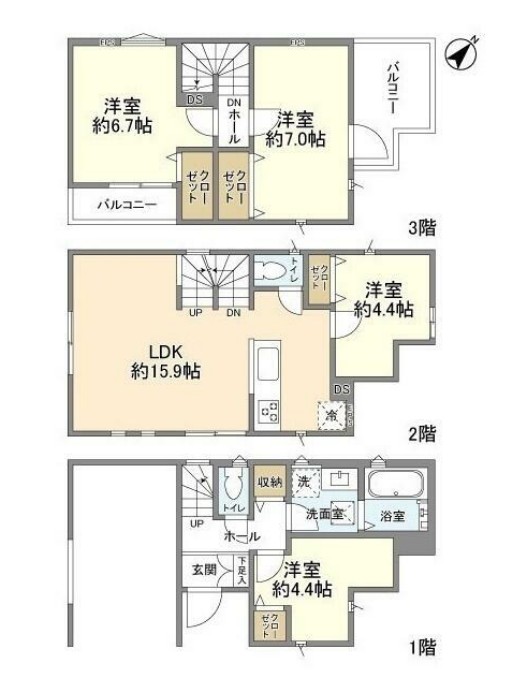 Kolet戸塚上矢部町#04の間取り