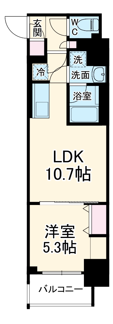 アーバネックス南新町の間取り