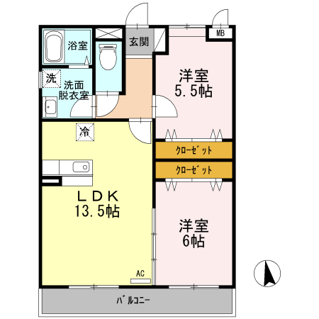シャルマン瀬底の間取り