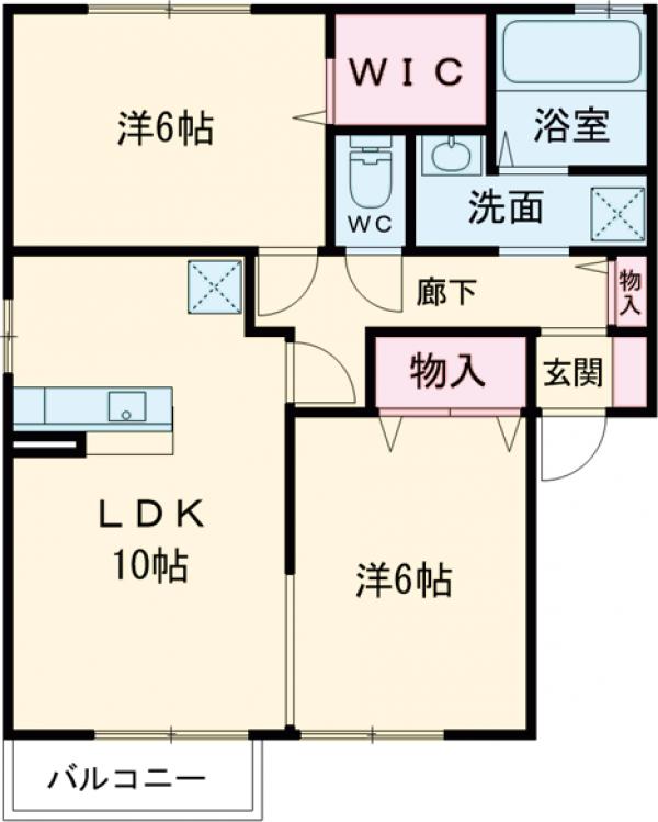 メディエートプラザ守谷百合ヶ丘の間取り
