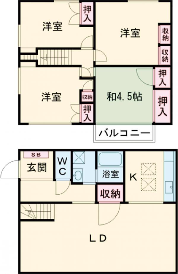 我孫子市新木戸建の間取り