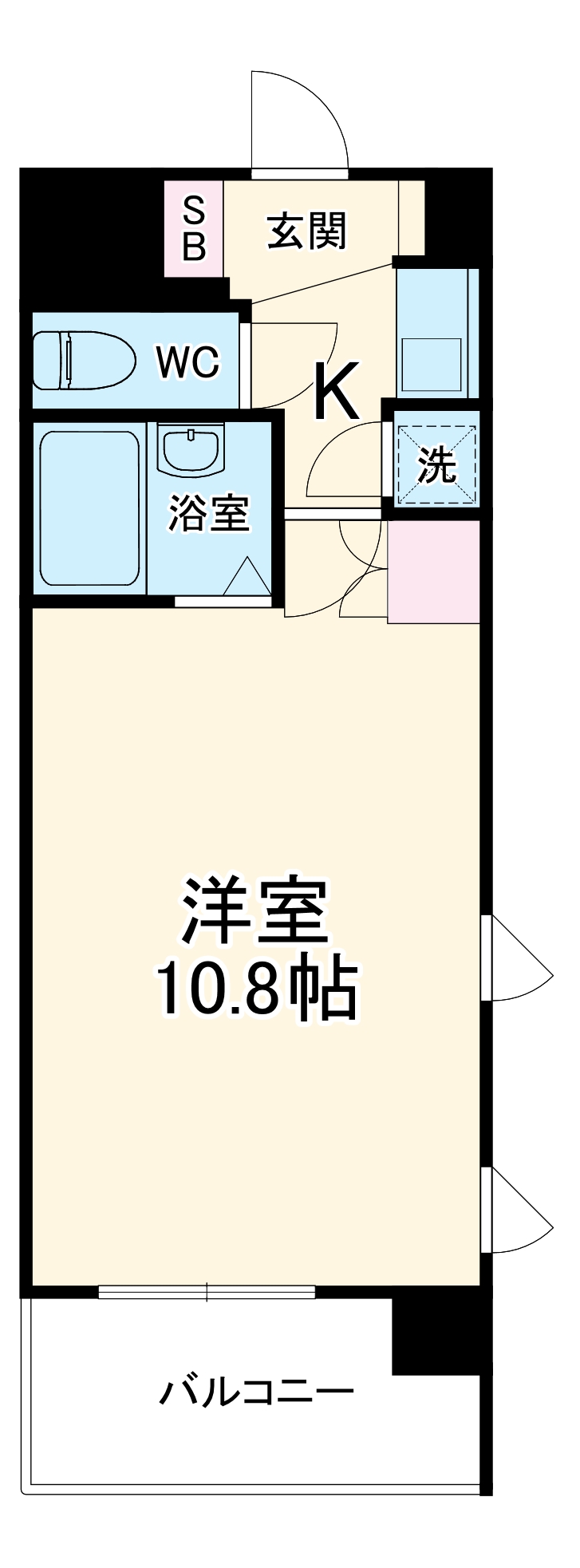 CASSIA十三の間取り