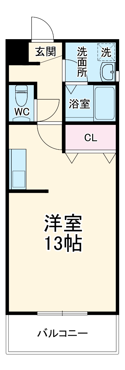 ビオラ名駅西の間取り