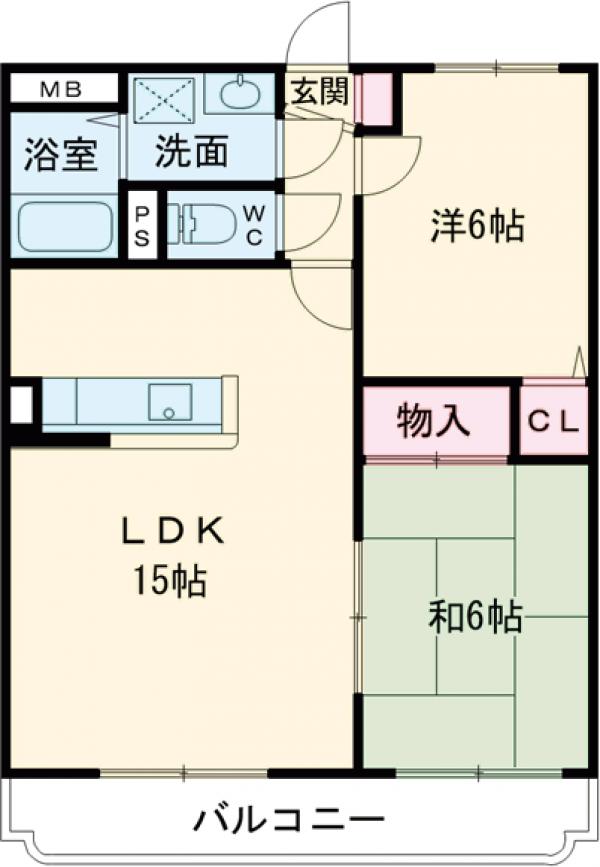 ヴィラセラヴィー岩曽の間取り