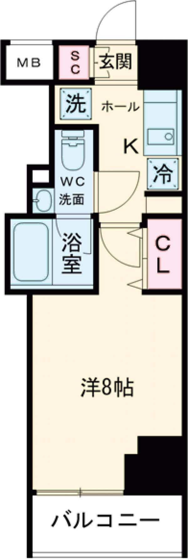 AZEST大山東 の間取り