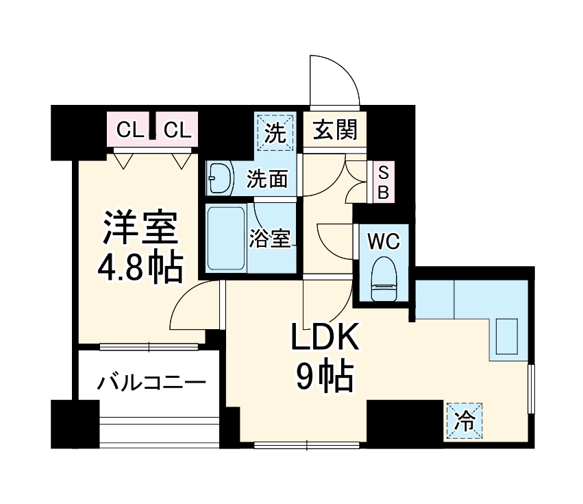 メインステージ横濱真金町の間取り