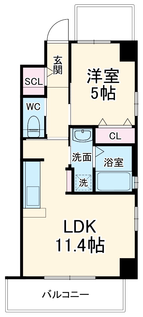 グランドソレイユ道下の間取り