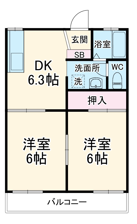 グリーンハイツ宮路の間取り