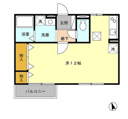 アミティエの間取り