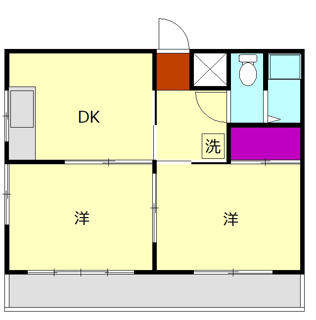 ひかりビルの間取り