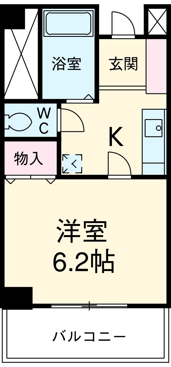 G・Mウエストハイツ Aの間取り