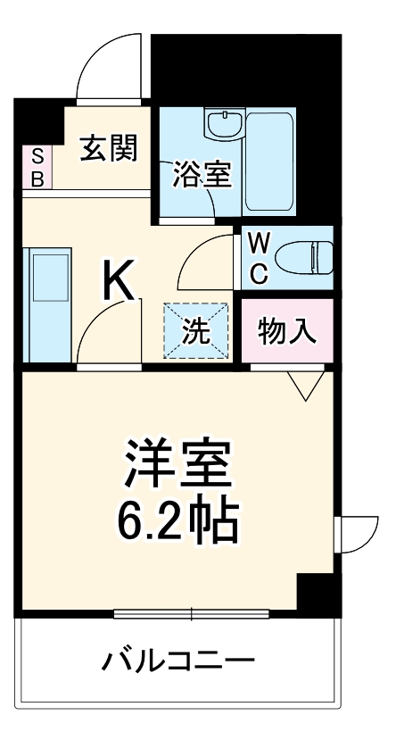 G・Mウエストハイツ Aの間取り