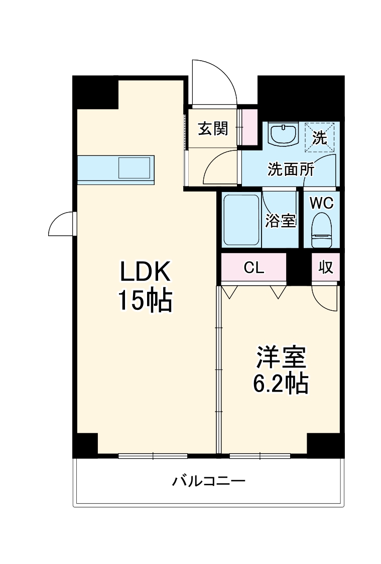 旭ビル サンライズレジデンスの間取り