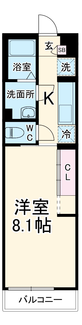 リブリ・Ｆ－Ｄｒｅｓｓｒｏｓａ．Ａｉの間取り