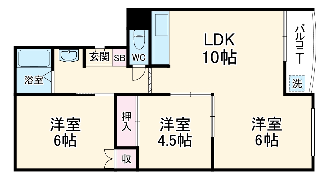 池田マンションの間取り