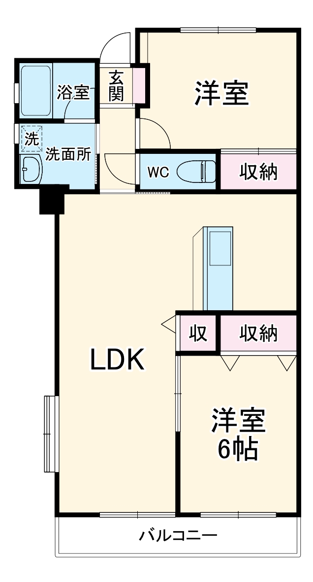 ファミーユ戸田の間取り