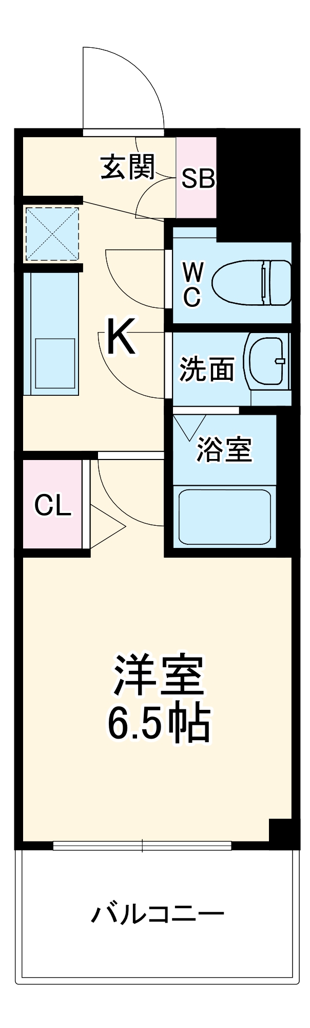 スプランディッドVII(セブン)の間取り