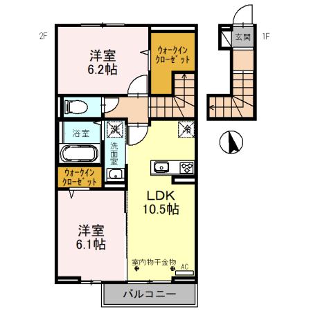 D-ROOM醒の間取り