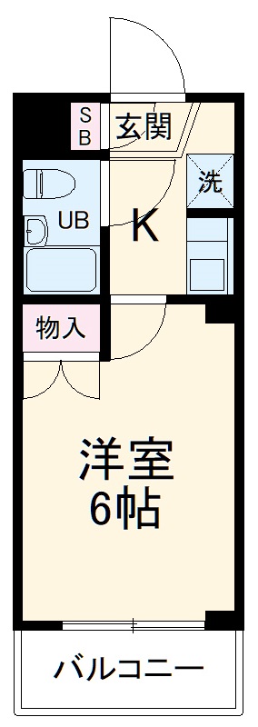 キャッスルマンション鶴間の間取り
