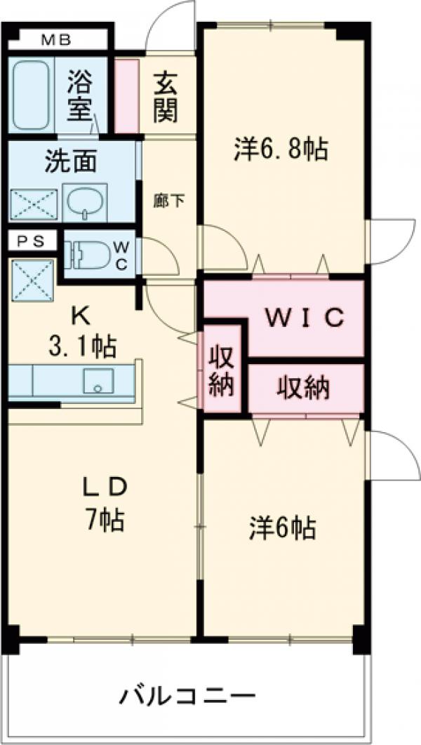 コスモタウンズの間取り