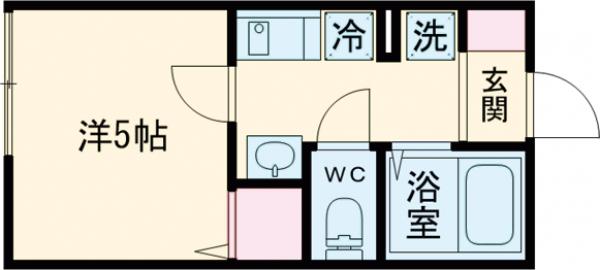 メルディア北綾瀬Ⅴの間取り