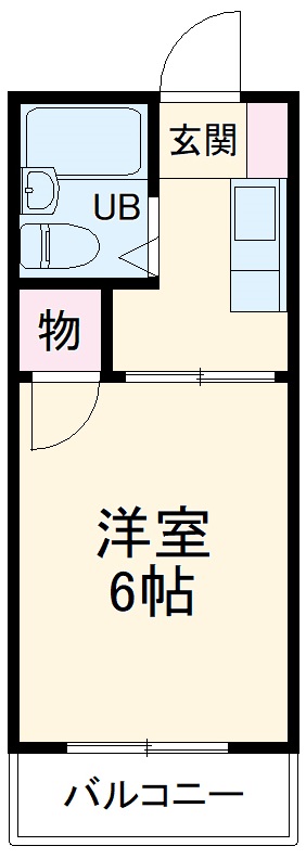 カーサソシアルA棟の間取り