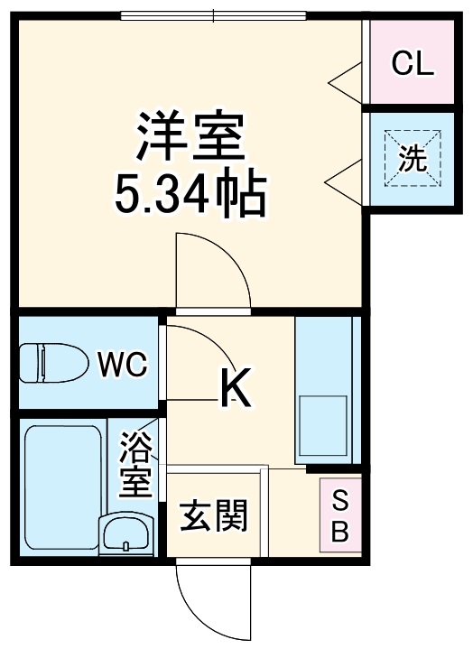 ブルーハイム大場の間取り
