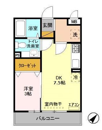 クレストフォートの間取り