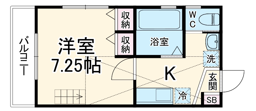 ロフティア弐番館の間取り