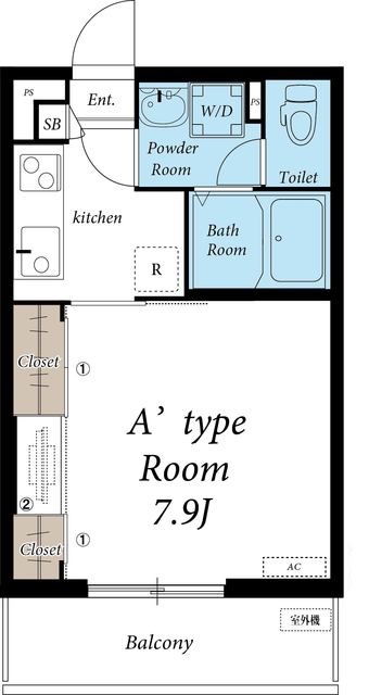 リブリ・アネックスの間取り
