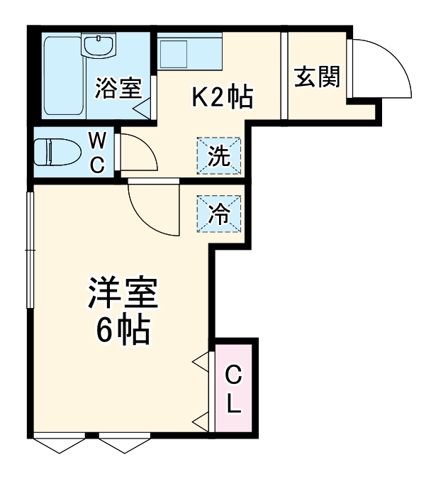 エヴァート白楽の間取り