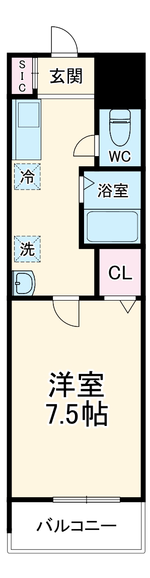 リアライズ岐阜駅前の間取り