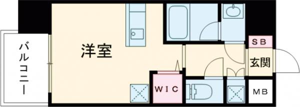 プライムアーバン薬院南の間取り