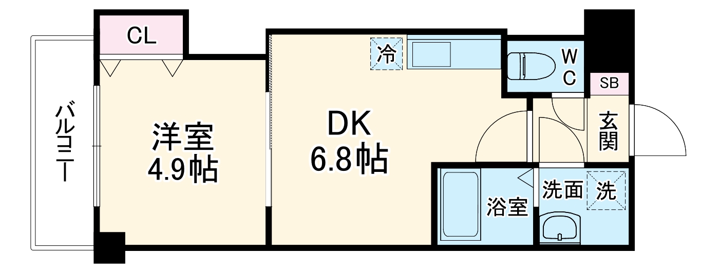 レスパス南花園の間取り