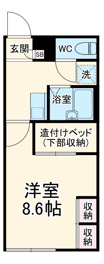 レオパレスドウージェムの間取り