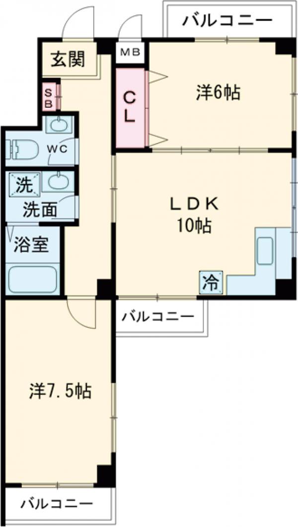 RIKIパレスの間取り