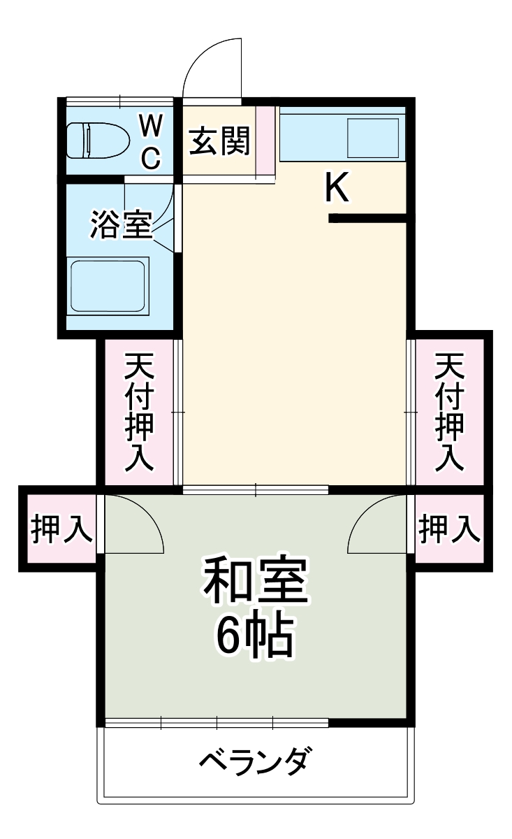 コーポ喜芳の間取り