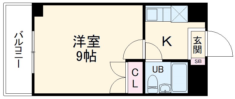 宇佐美ビルの間取り