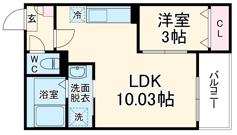 Jack hinodeⅡの間取り