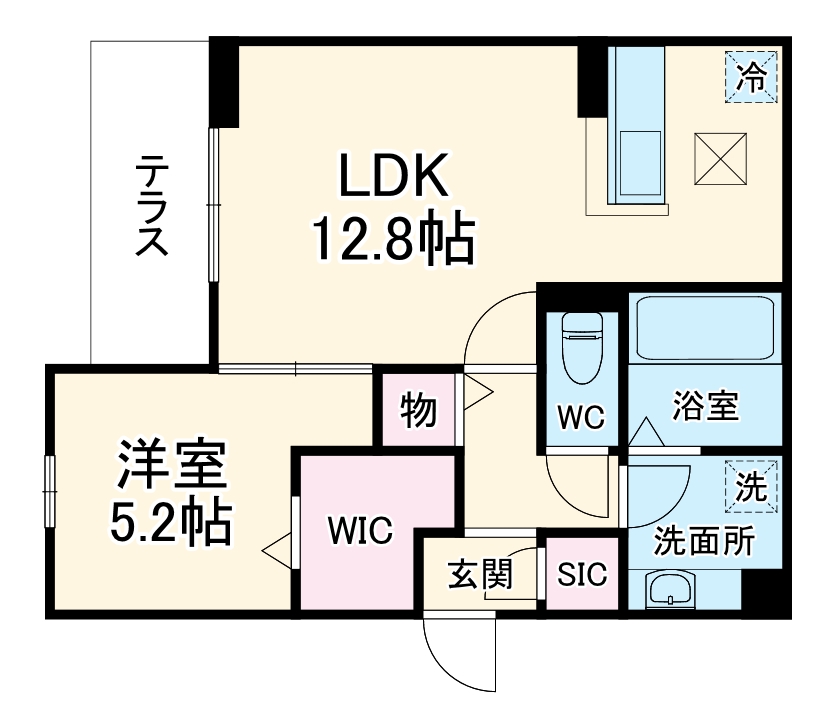 eclat AKEBONOの間取り