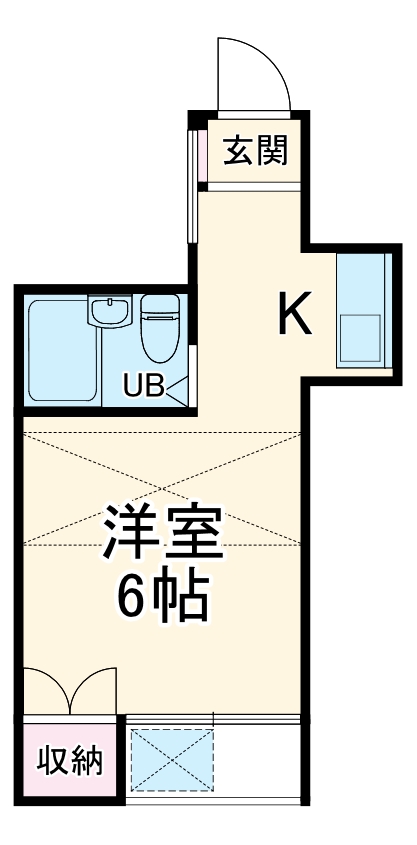 大字久米の完工年月(1989年10月)築の賃貸アパートの間取り