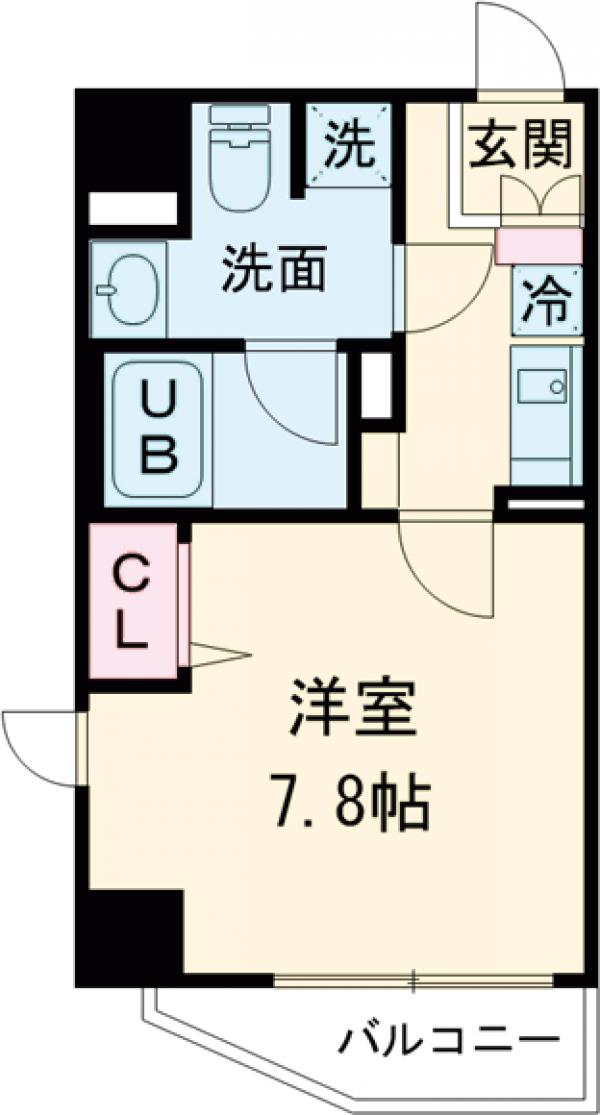 エストゥルースプラス押上の間取り