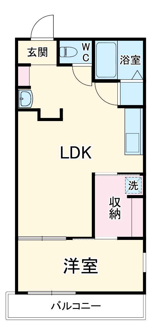 Like作草部2ndの間取り