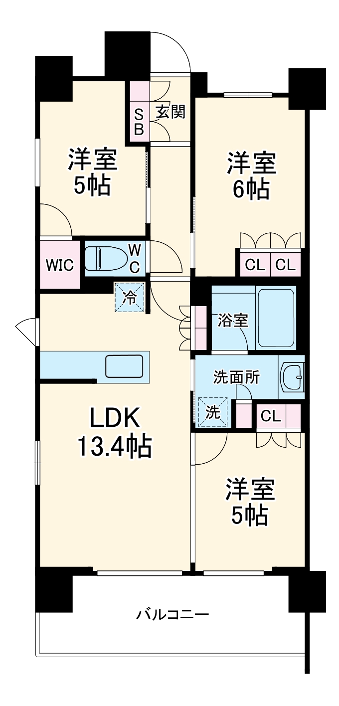 センチュリー浦和美園の間取り