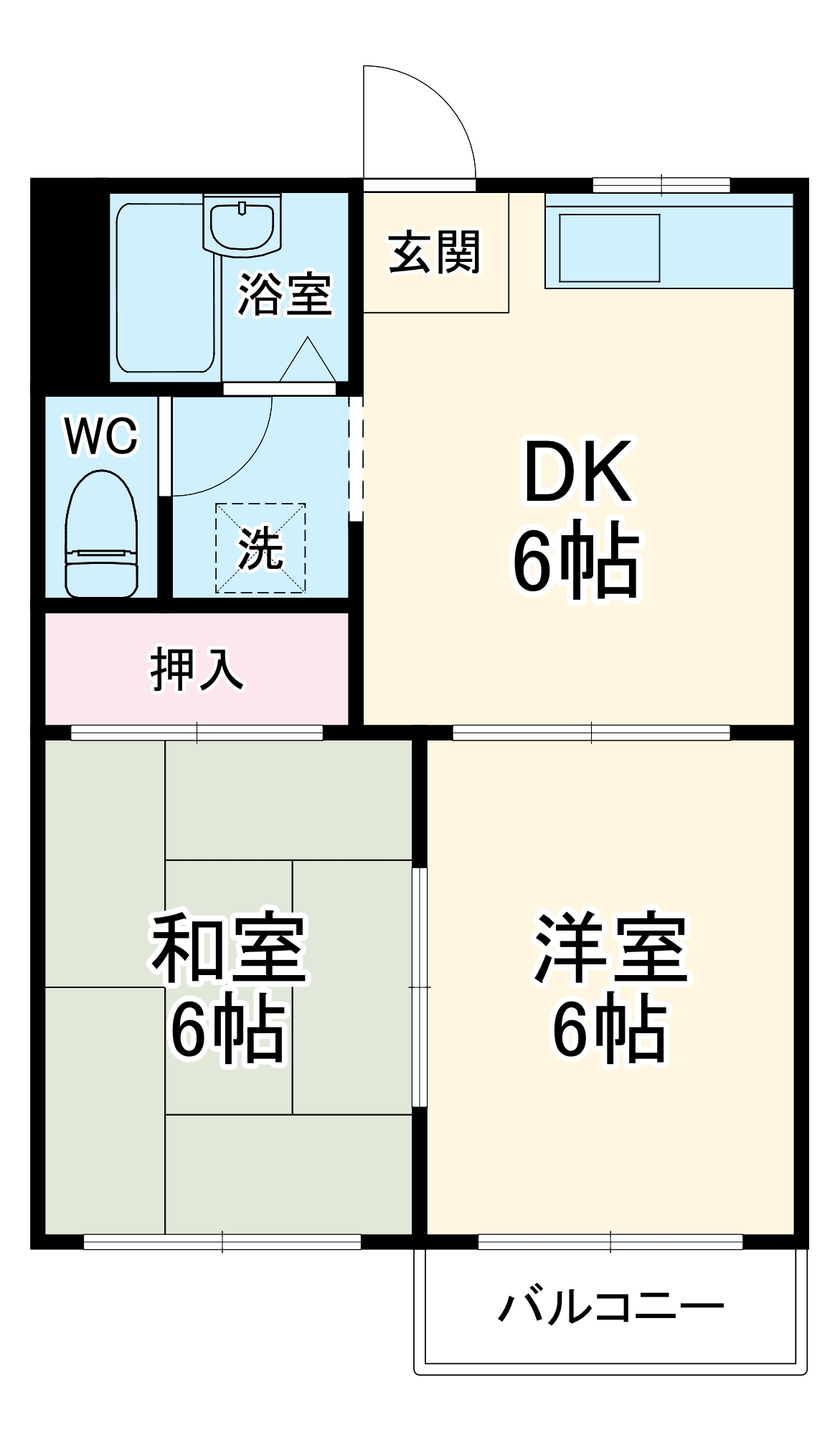 エクセル大峯の間取り