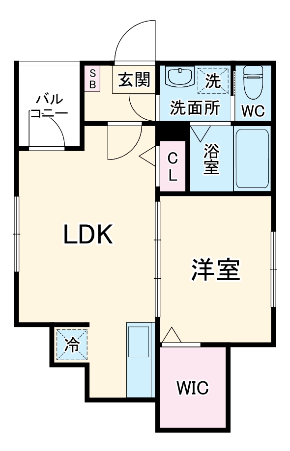 エルピス庄内通の間取り