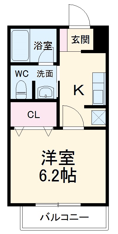 Ｔ．Ｉｓｌａｎｄ１１６の間取り