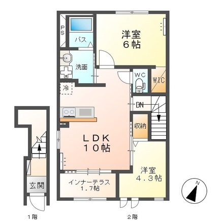 エスコルトの間取り
